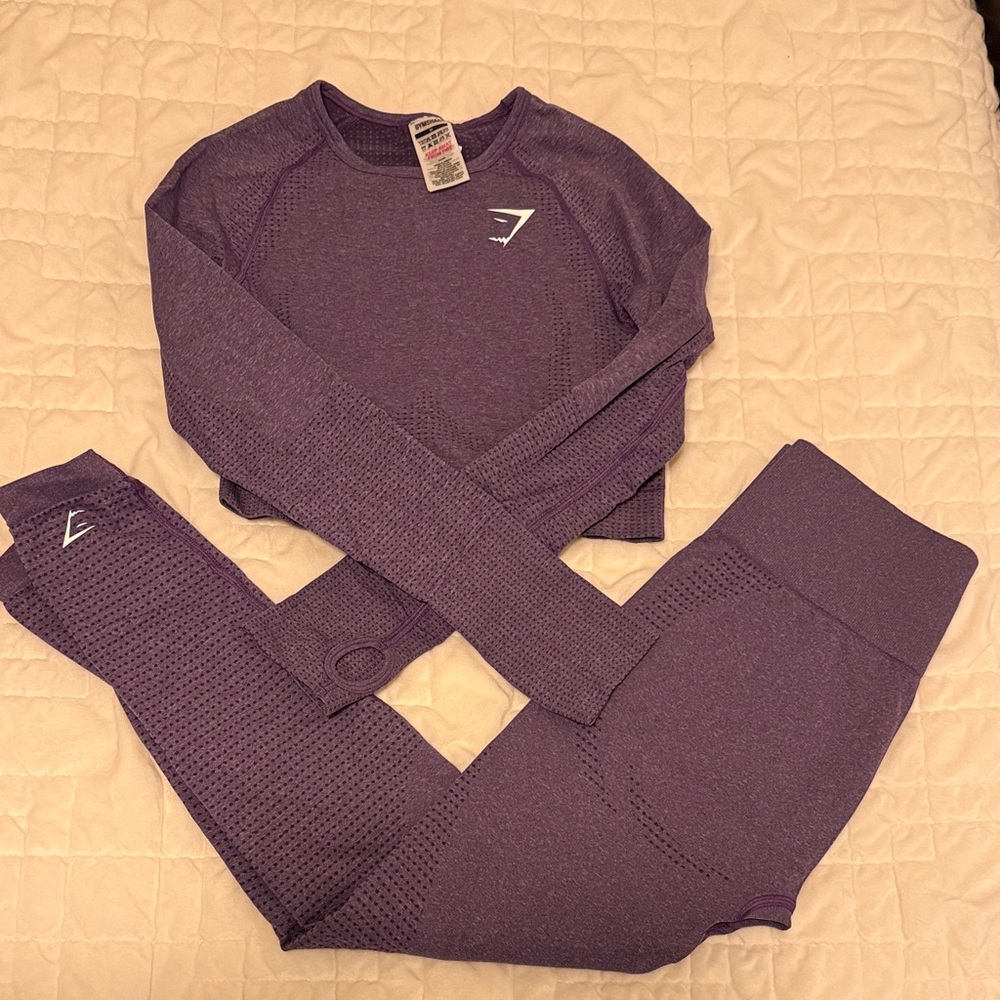 Gymshark Purple Seamless Set